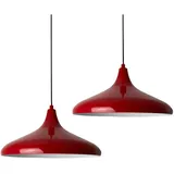 Bamyum 2-flg. Ø 30 cm Metall rot
