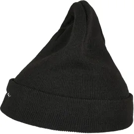 Mister Tee Pray Embroidery Beanie Schwarz