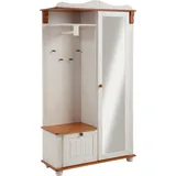 Home Affaire Kompaktgarderobe »Adele«, Breite 108 cm, mit Spiegeltür, aus massiver Kiefer, FSC®,