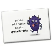 Speecheese Freches Monster in lila Souvenir Souvenir Magnet mit