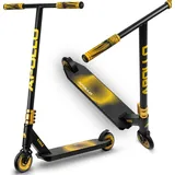 Apollo Stunt Scooter Profi Stuntroller Kinderroller "Eagle" - schwarz/gold - Gold