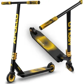 Apollo Stunt Scooter Profi Stuntroller Kinderroller "Eagle" - schwarz/gold - Gold