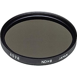 Hoya ND8 HMC IN SQ,CASE 82 MM (82 mm, Nachtlicht Filter, ND- / Graufilter), Objektivfilter, Grau, Schwarz