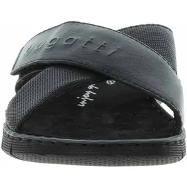 Bugatti man Herren Slipper, Männer Slipper, Mokassins,Freizeit,Slip-ons,freitzeitschuhe,offener einschlupf,maennlich,Men's,Black (1000),42 EU/EU UK - 42