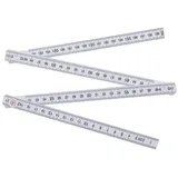 BGS Gliedermaßstab 10 Glieder Weiß 2 m