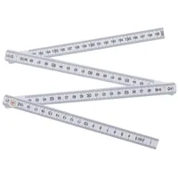 BGS Gliedermaßstab 10 Glieder Weiß 2 m