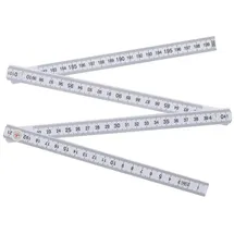 BGS Gliedermaßstab 10 Glieder Weiß 2 m