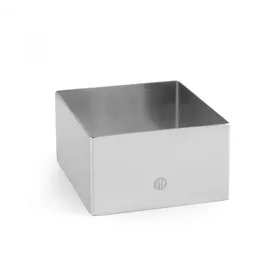 HENDI Speiseringe, und Stampfer, quadratisch, 80x80x45 mm