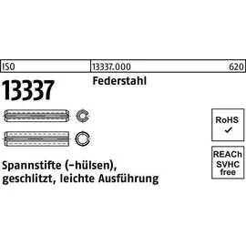F. REYHER Nchfg. GmbH & Co. KG Spannstifthülse ISO 13337 geschlitzt 12 x 65 50 Stück
