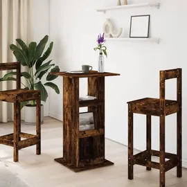 vidaXL Bartisch 60 x 60 x 102 cm Braun