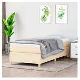 Lattenrost für Bett und Matratze, 90 x 190 cm, creme