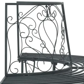 vidaXL Baumbank 160 x 80 x 89 cm Grau