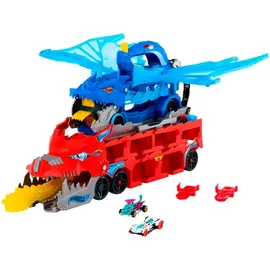 Hot Wheels City Ultimativer 2-in-1 Drachen Transporter