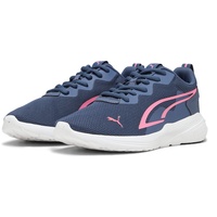 Puma All-Day Active Jr Sneaker, inky Blue-Strawberry Burst, 36