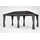 4iq group Hardtop Pavillon 3 x 6 m inkl. Vorhänge Braun