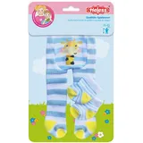 Heless 878 - Puppenkleidung im Design Lustige Tiere, Strumpfhose und Söckchen mit Tiermotiven in 3 Designs (Sortiert),