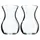 Kadax 2 Stück Blumenvase, 18cm Vase aus Glas, ⌀8cm Glasblumenvase mit einem 11cm Hals, Durchsichtige Tischvase, Klarglasvase, Glasvase für Blumen, Dekovase für Wohnzimmer (2 Stück)