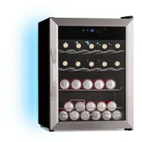 Klarstein Coachella 65 Getränkekühlschrank (60 l, 640 mm hoch, Edelstahl)