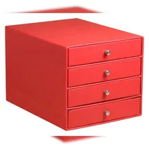 Rhodia Schubladenbox Rhodiarama 4 Schübe, mohnrot