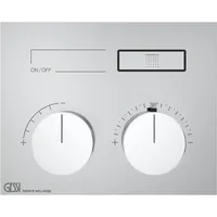 GESSI Hi-Fi Unterputz-Thermostat für 1 Verbraucher - chrom