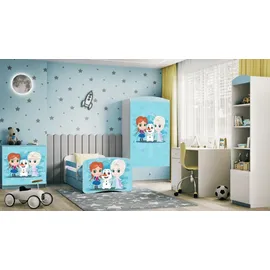 raumhirsch furniture Kinderbett Raumhirsch 80 x 180 cm Holzwerkstoff blau
