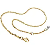 GALLAY Fußkette 1,7mm Weißgold 9Kt GOLD 25cm in gold | Gr.: onesize