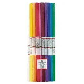 Werola Krepppapier Aquarola färbt nicht ab 32 g/qm 10 Rollen 50,0 x 250,0 cm