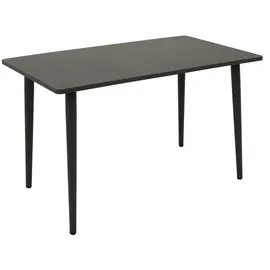 DEGAMO Denver Gartentisch 120 x 70 x 73 cm Anthrazit