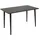 DEGAMO Denver Gartentisch 120 x 70 x 73 cm Anthrazit