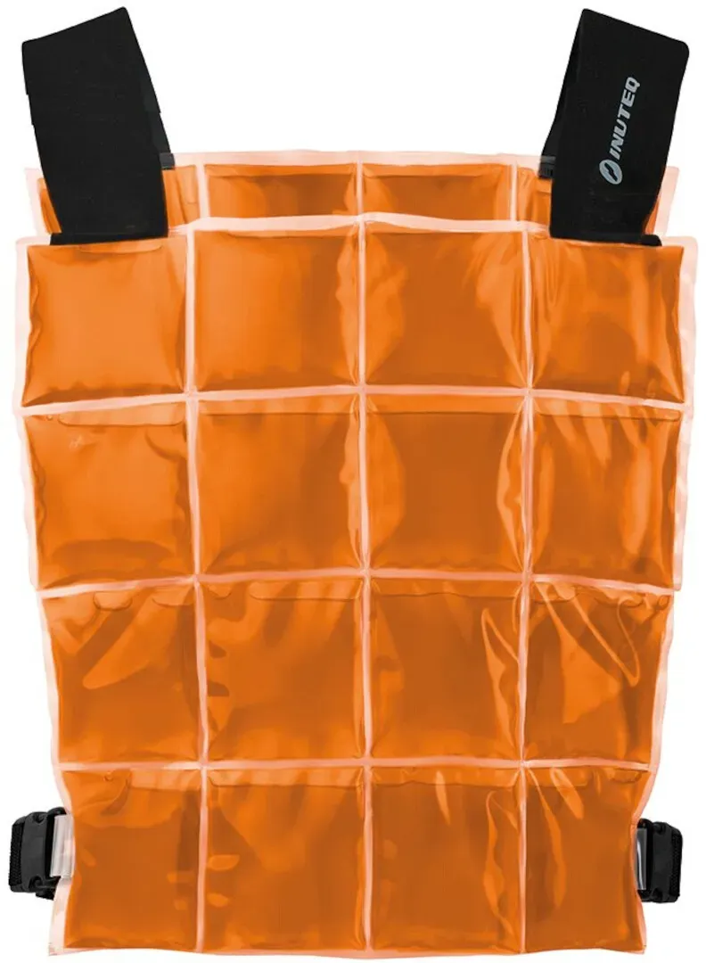 Inuteq Biobased PCM Coolover 6,5°C kühlende Weste, orange