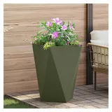 vidaXL Pflanzkübel 50 x 50 x 75 cm Olive Grün