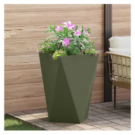 vidaXL Pflanzkübel 50 x 50 x 75 cm Olive Grün