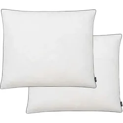 vidaXL Kissen 2 Stk. Daunen- / Federfüllung Leicht 70 x 60 cm Weiß