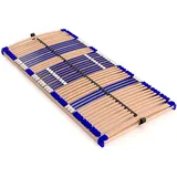 Lattenrost Comfort 44® Fix, Schlummerparadies, Kopfteil nicht verstellbar, Fußteil nicht verstellbar, aus 100% BUCHE, 10 Jahre Garantie, fertig montiert, SCHULTERFRÄSUNG 90 cm x 190 cm x 7,5 cm