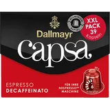 Dallmayr Capsa Espresso Decaffeinato Kaffeekapseln, Arabicabohnen kräftig, 39 Portionen