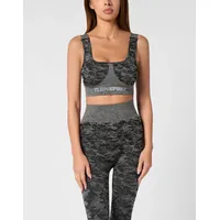 Plein Sport Damen BH LOGO, schwarz M