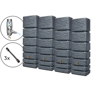 Slim Wandtank 1400 l graphitgrau