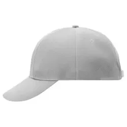 Gedrehte 6 Panel Cap MB609, hellgrau, Einheitsgröße - hellgrau
