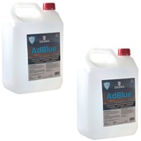 Teico Harnstofflösung ADBLUE® 10 Liter (2x 5 Liter) HARNSTOFFLÖSUNG NACH ISO 22241, 10 l, inkl. Einfüllstutzen