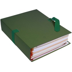 EXACOMPTA 10er-Pack Dokumentenmappe »Papier toillé« grün, 24x32 cm