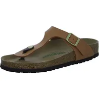 Birkenstock Unisex Gizeh Earthy Pecan Veg, Birkibuc Flip Flops, 45 EU - 45 EU