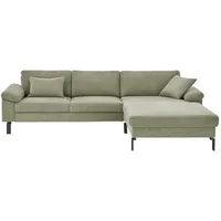 Max Schelling Ecksofa  Maximum , grün , Maße (cm): B: 287 H: 89 T: 194.0