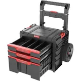 QBRICK System PRO Cart 2.0 Plus Drawer 3 mobile Box 12 l schwarz 520 x 415 x 660 mm