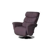 HIMOLLA Relaxsessel 7628 Leder 83 x 107 x 88 cm lila mit Relax-Funktion