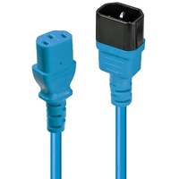 LINDY 2m IEC Verlaengerung, blau