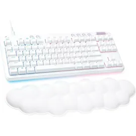 Logitech G713 Gaming Keyboard, TKL, GX-BROWN, Aurora weiß, USB, UK (920-010420)