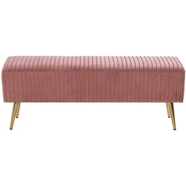 Beliani Polsterbank Paterson Rosa