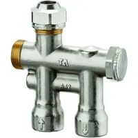 HEIMEIER IMI Heimeier Einrohrverteiler TA RVES, DN15 1/2" Anschluss
