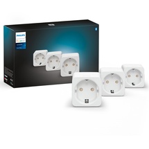Philips Hue Smart Plug weiß, Smart-Steckdose, 3er-Pack (8720169258341)