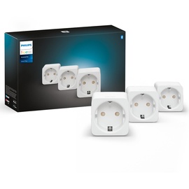 Philips Hue Smart Plug weiß, Smart-Steckdose, 3er-Pack (8720169258341)